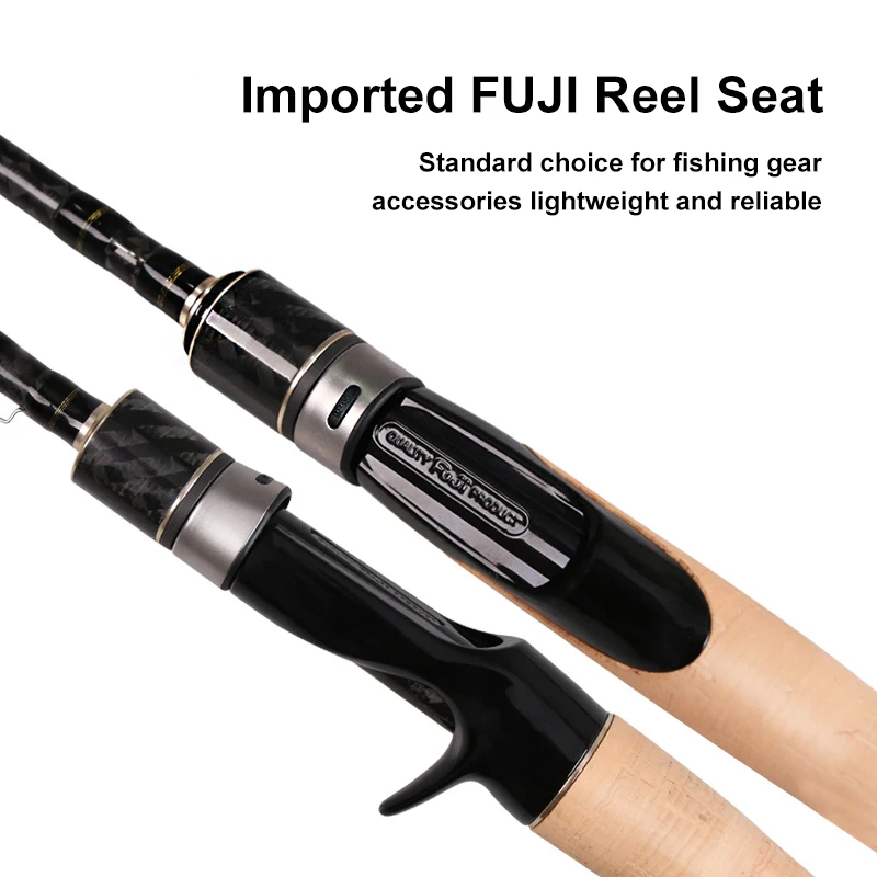 SPURS Pro Light Game caña de pescar 1,86 2,15 m UL/L acción rápida guía FUJI caña de carbono giratoria para trucha Rochfish Bass - imagen 4