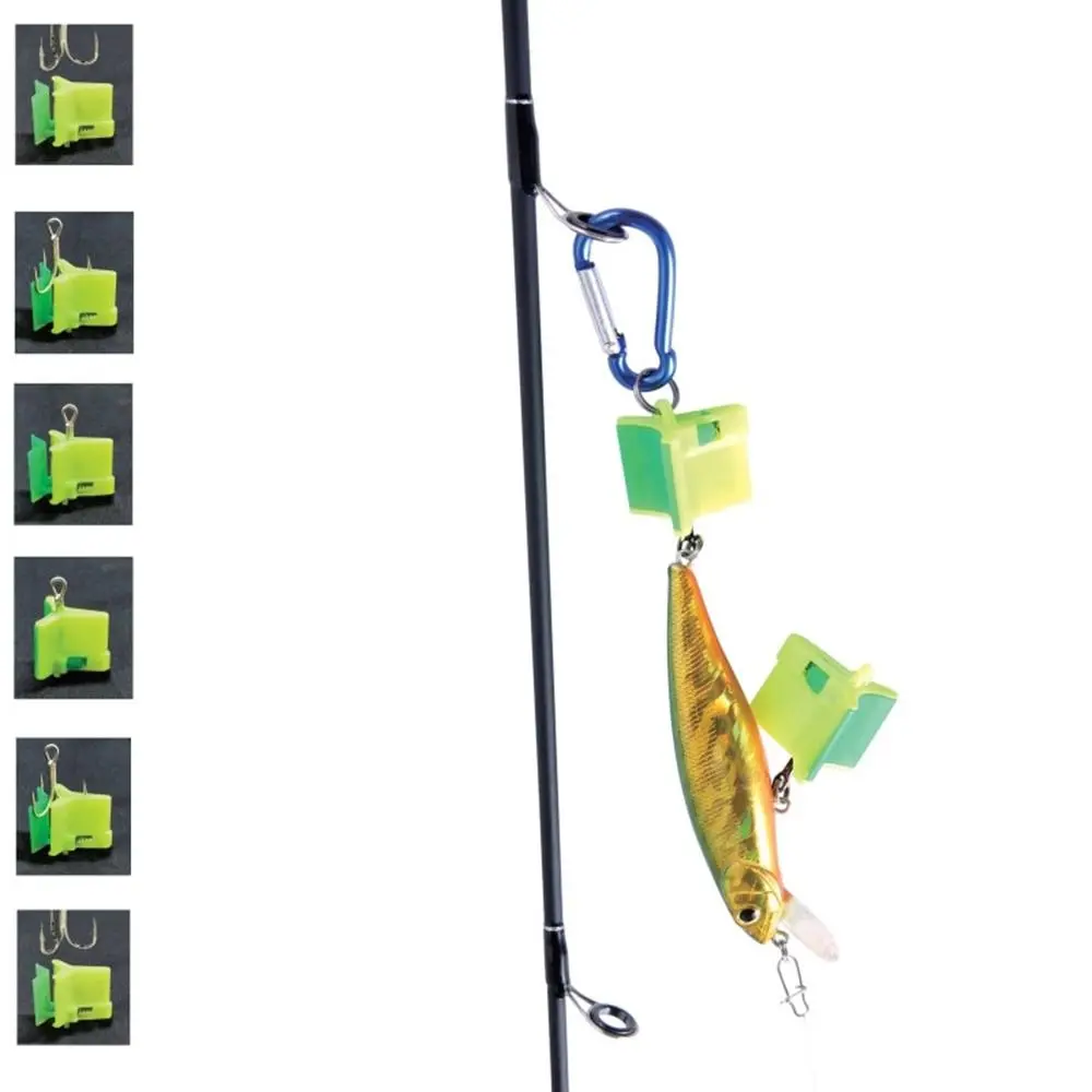 Anzuelos Triples para Pesca con Protectores Seguridad y Herramientas - imagen 2