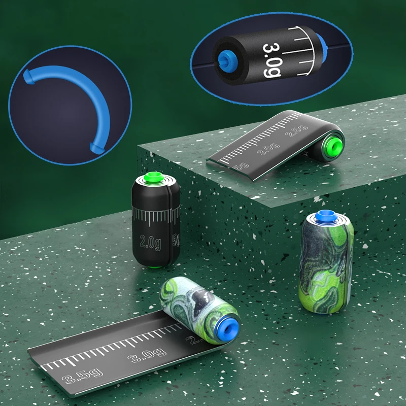 ZUKIBO-Kit de pesca flotante, juego de frijoles espaciales, conector, sedal de pesca, accesorio de pesca de carpa, tapón ovalado, aparejos de pesca Bobber - imagen 5