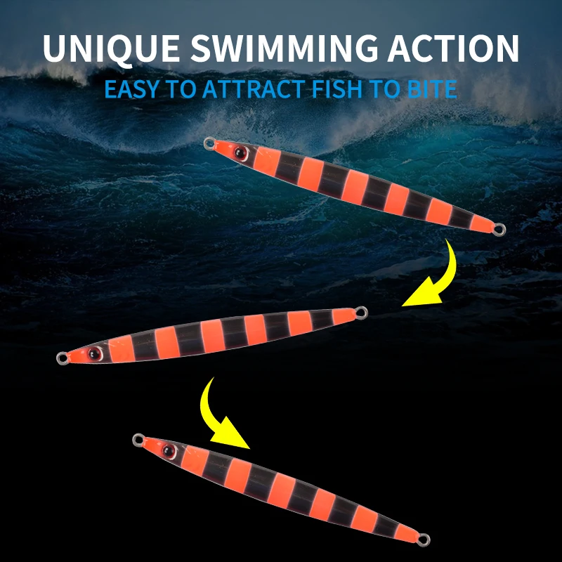 Jigs de Pesca de mar de trabajo mágico, 60g, cebos de peces falsos, plantilla de Pesca, plantilla de Metal, plantilla de fundición de cebo Artificial, señuelos de Lucio, Pesca, lubina negra - imagen 2