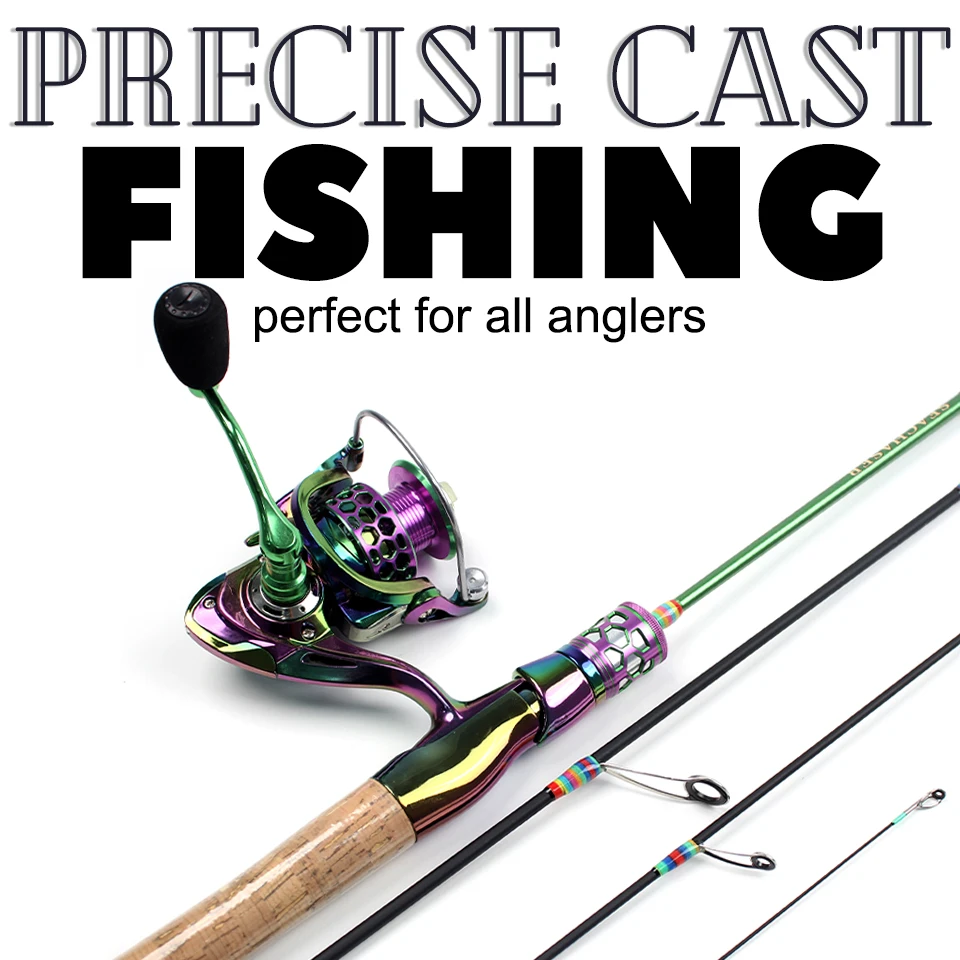 Caña de pescar de cuatro secciones, fabricada en fibra de carbono, muy sensible, adecuada para diversas áreas de aguas poco profundas. - imagen 3