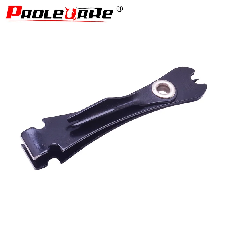 Sedal de pesca con mosca, tijeras con hebilla de tracción retráctil portátil, cortador multifuncional, herramienta de atado rápido de nudos, ganchos, herramientas, pinza - imagen 4