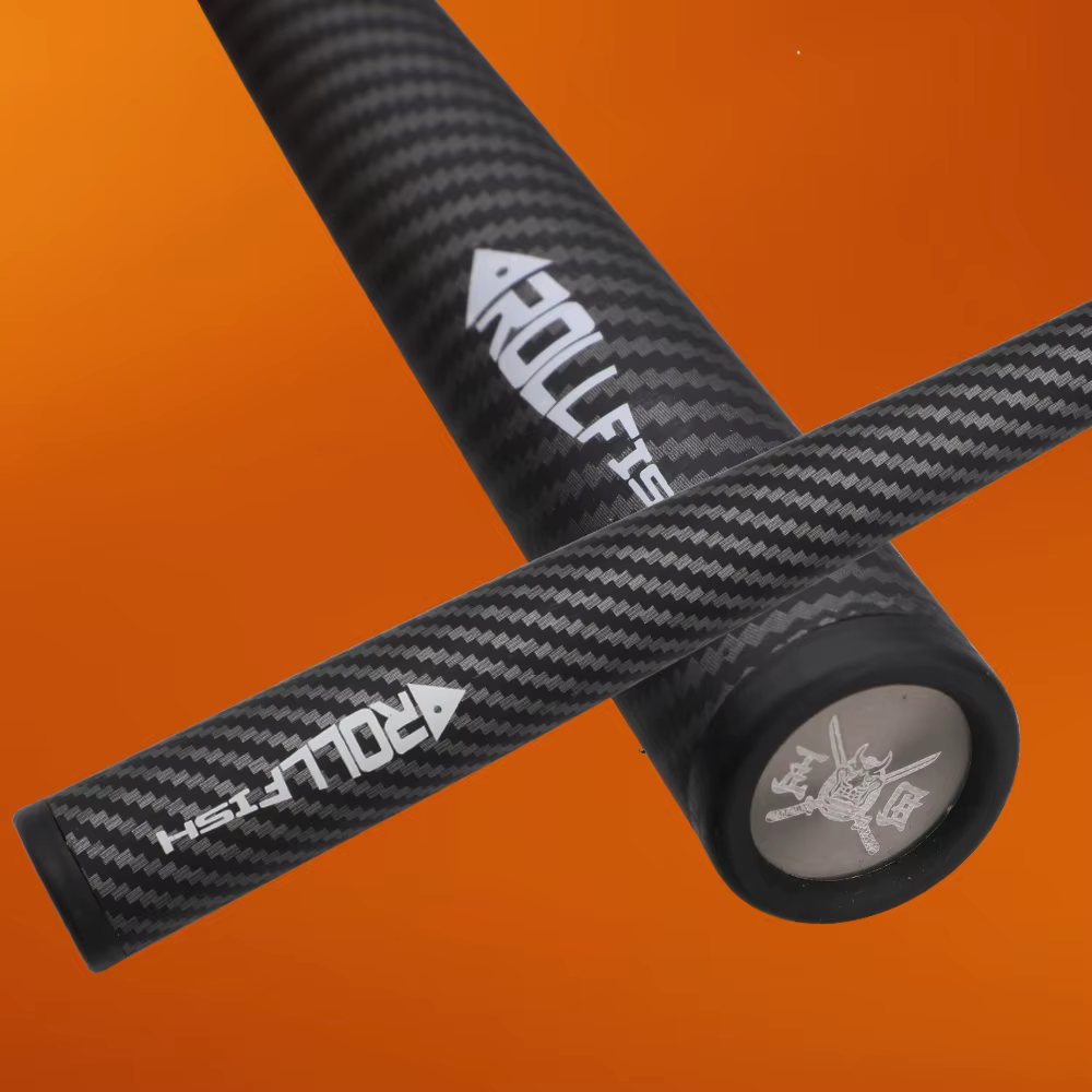 ROLLFISH-caña de pescar giratoria de fibra de carbono, caña de pescar con señuelo, potencia M, acción rápida, línea de PE trenzada de 100m gratis - imagen 4