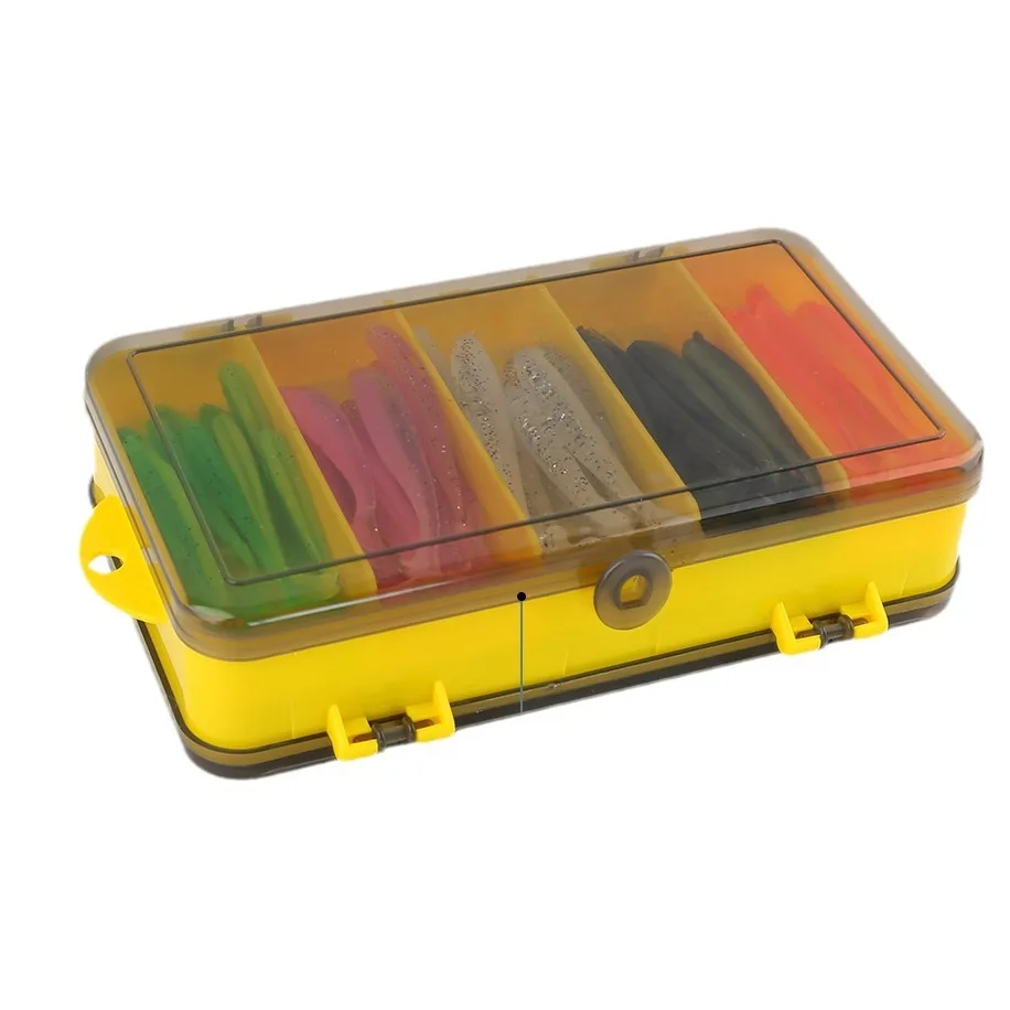 Cajas de aparejos de señuelos de pescado de doble cara, estuche de accesorios de pesca profesionales de gran capacidad, multifuncional para suministros de pesca - imagen 3