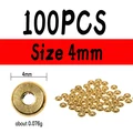 100pcs 4mm
