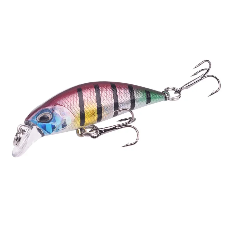 Señuelo de pesca Wobblers pequeño que se hunde, cebos duros artificiales de plástico, Crankbaits de mano para lubina, trucha, carpa, aparejos de pesca, 1 ud. - imagen 5