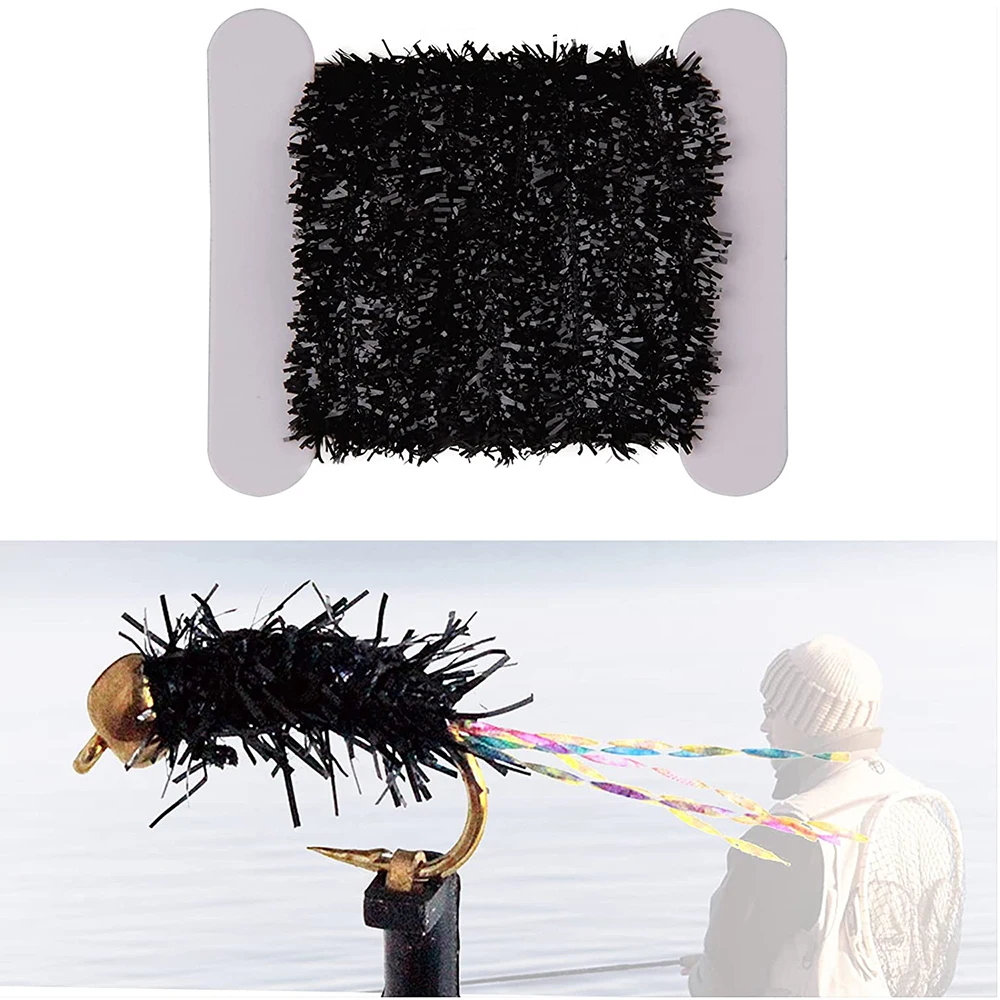 Línea de pesca con mosca de cristal, 50/40/30/20/10 piezas, multicolor, Material para hacer moscas - imagen 3