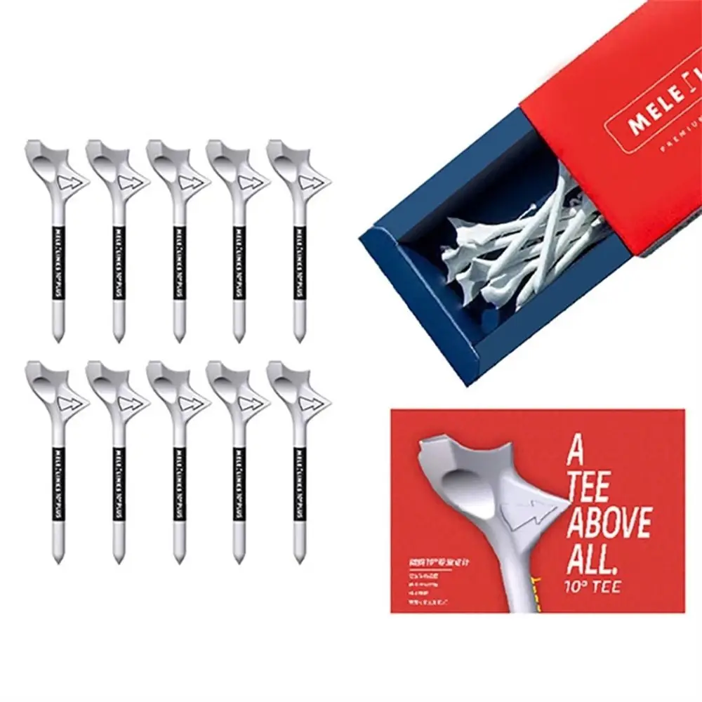 Inserto Diagonal duradero que aumenta la velocidad, cero arrastre, Golf, práctica, pelota de entrenamiento, Tee, 10 grados, soporte para pelota de Golf - imagen 2