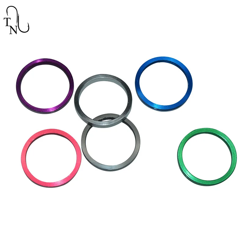 TN33 5 uds por bolsa, anillos de aluminio para construcción de caña, piezas de caña de pescar para caña de pescar, piezas de mantenimiento de reparación de construcción, accesorios DIY - imagen 2