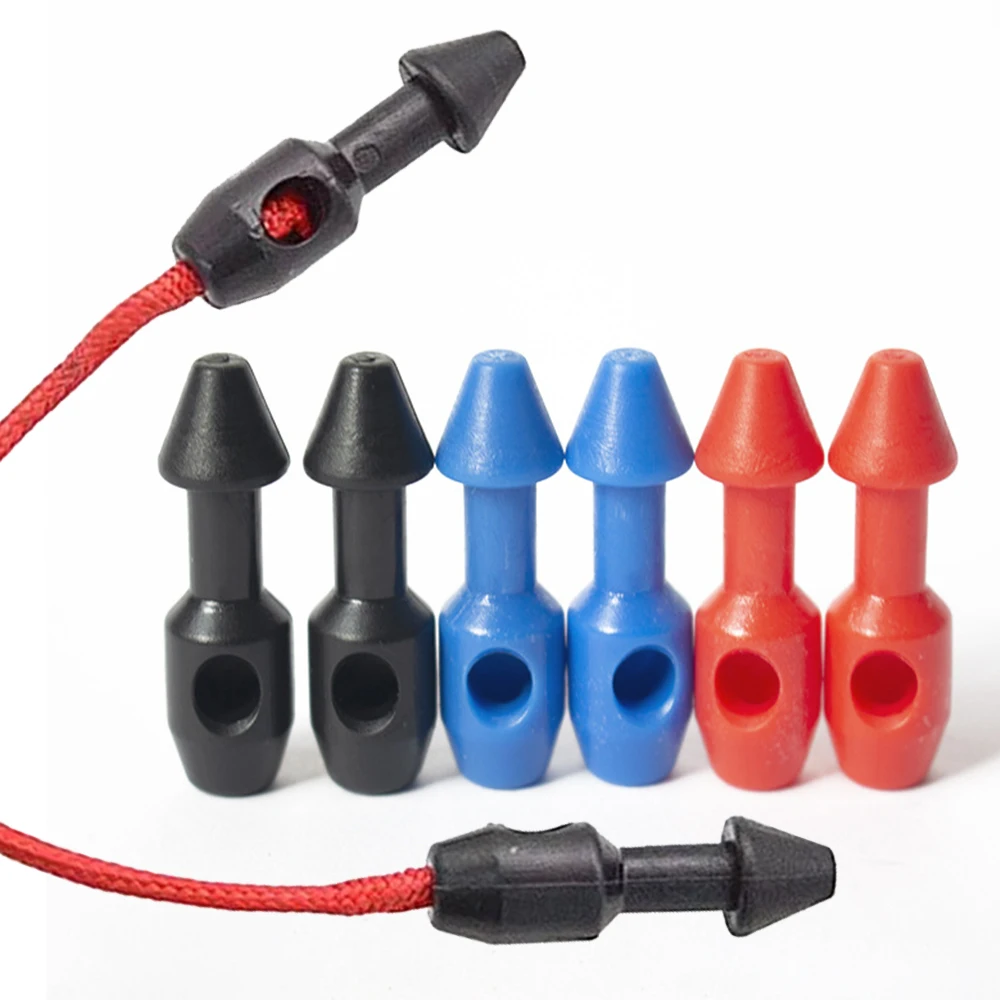 Inserto de goma para pesca submarina, accesorio de pesca para buzo, banda de goma para arma de lanza, insertos de espoleta, herramientas de plástico, 6 uds.