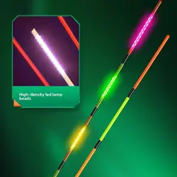 Flotador inteligente de pesca LED superbrillante, flotadores electrónicos de inducción ultraensibles, boya luminosa para pesca nocturna