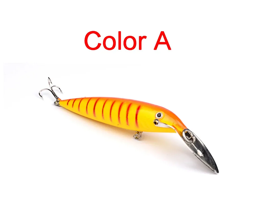 Cebo de Pesca Minnow, depresor de lengua de Metal, textura corporal única, aparejos de Pesca Wobbler, 14cm, 16,2g, 1 ud. - imagen 3