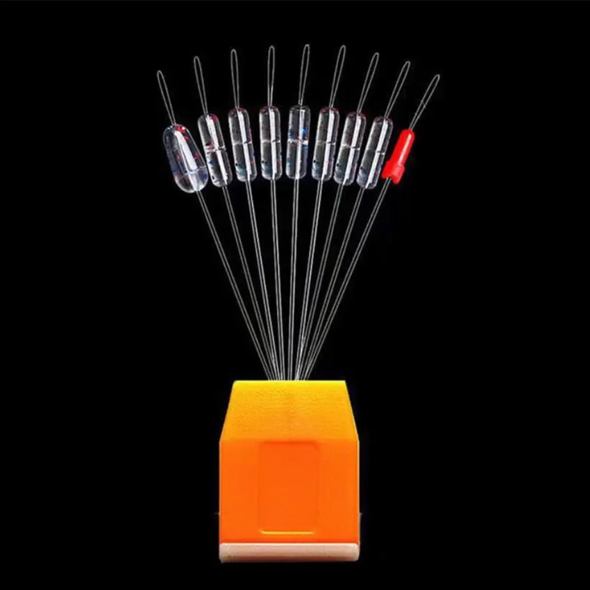 Juego de bolas espaciales de goma de alta calidad, 7 + 2, adecuado para pesca con mosca de carpa marina, tope de línea de pesca, equipo de boya de pesca, 10 juegos - imagen 4