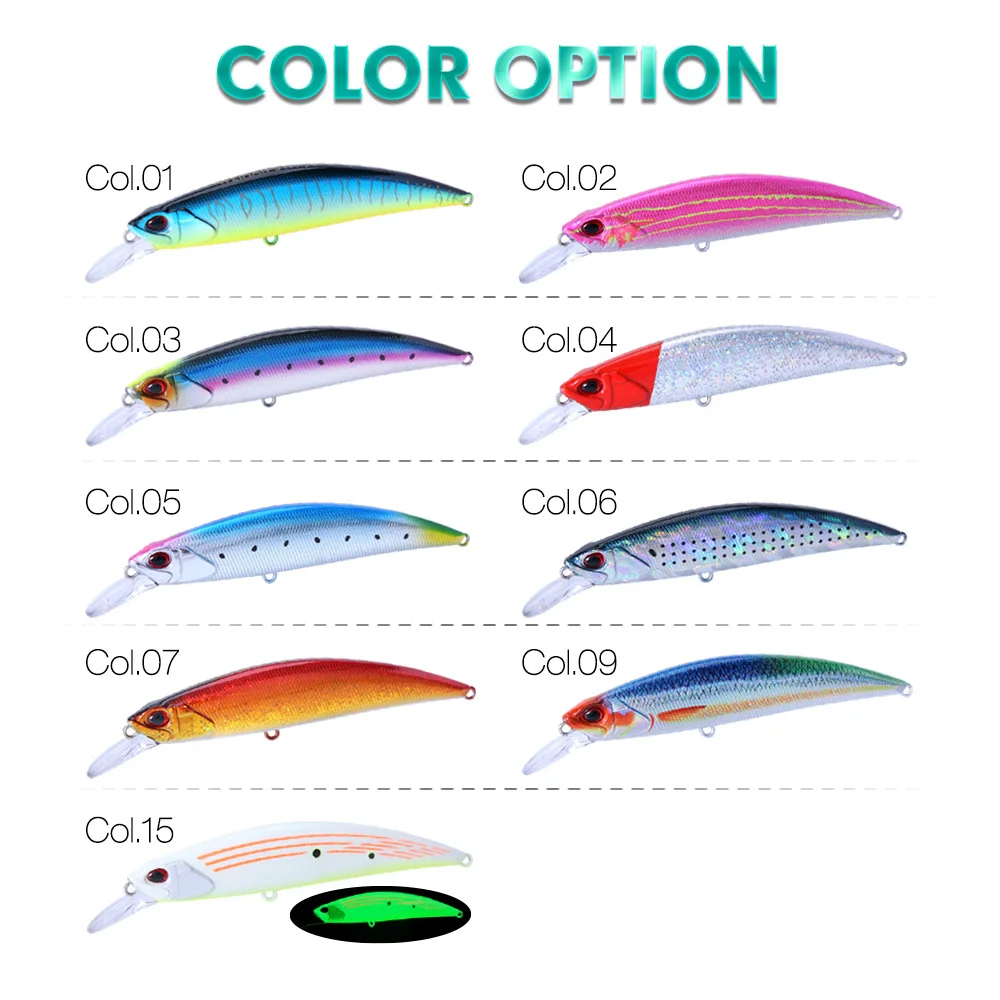 FSTK nuevo 2025 Casting Minow hundimiento señuelo 17g95mm 21g110mm RUKI señuelo de agua salada DOO Minow lápiz Bass Wobblers - imagen 4