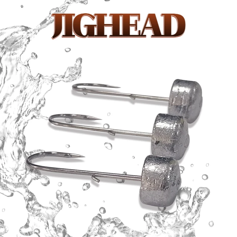 OBSESSION YB001 10 unids/bolsa 3,5 5g 7g 10g 14g anzuelos de pesca individuales cabeza de Jigging de plomo anzuelos de pesca de acero alto en carbono - imagen 5