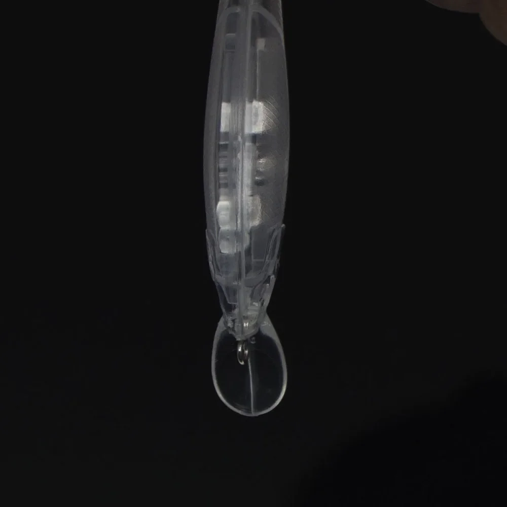 Countbass 10 Uds cuerpos de cebo duro en blanco, 67mm/2,6 "5,1g/0,2oz Wobblers de hundimiento lento sonajeros de bolas de vidrio, Señuelos de Pesca sin pintar - imagen 5