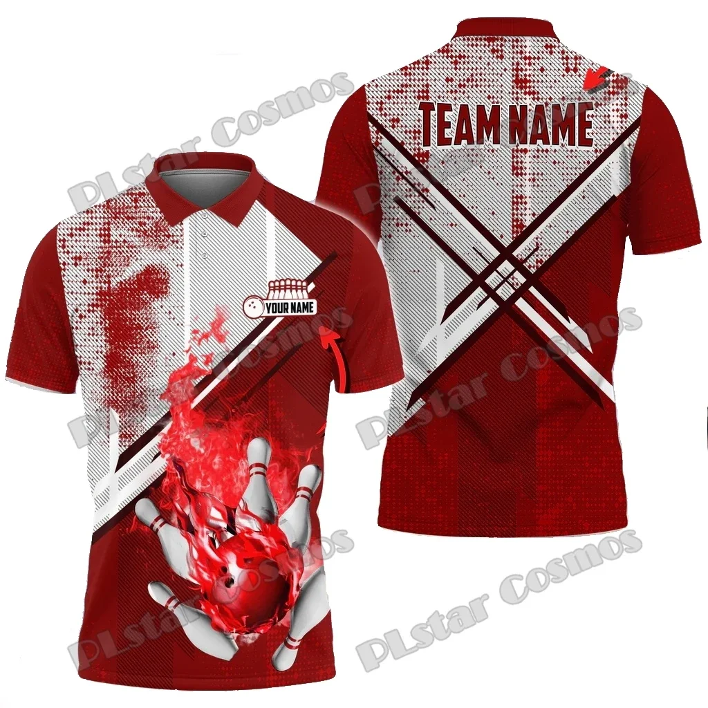 Polo Flamame pesca con estampado 3D de bolos personalizable - imagen 5