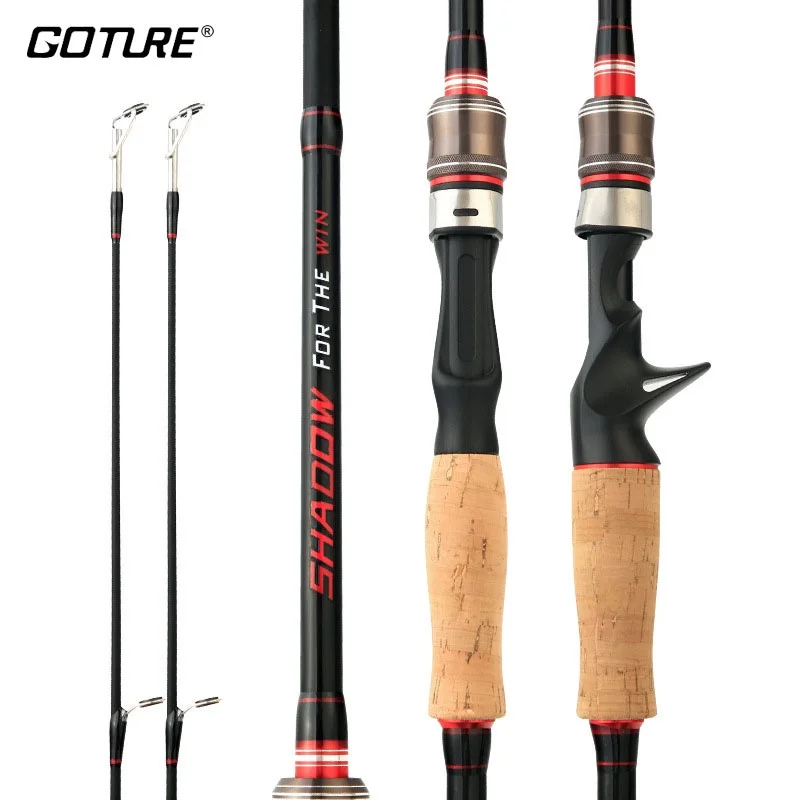 Caña Goture SHADOW Spinning – Doble punta M+ML en fibra carbono - imagen 2