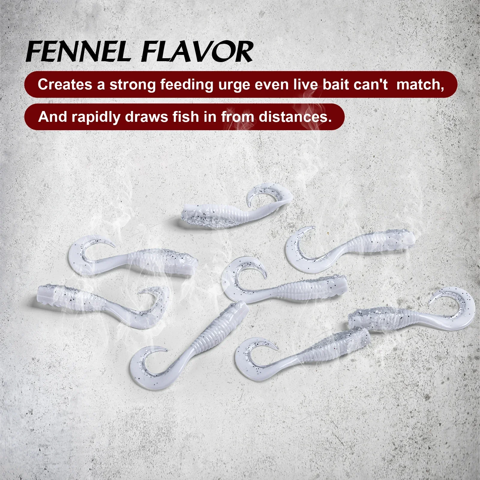 Goture 20 unids/lote señuelo suave cola en T señuelo de pesca 5cm 1,19g Swimbait cebo de lubina Wobbler cebo de gusano blando señuelos de langosta suaves realistas - imagen 5