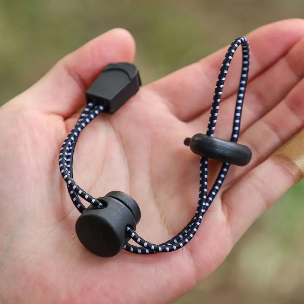 Mini hebilla colgante de cuerda elástica de alta calidad, 5 uds., negra, 2 estilos, hebilla de encuadernación, hebilla de fijación de clasificación - imagen 4