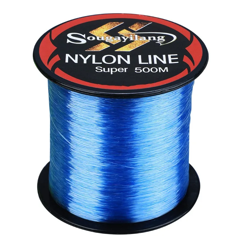 Sougayilang-Juego de pesca con caña de pescar telescópica, carrete giratorio, gancho de cebo, juego de poste de viaje con línea de pesca de 500m - imagen 5