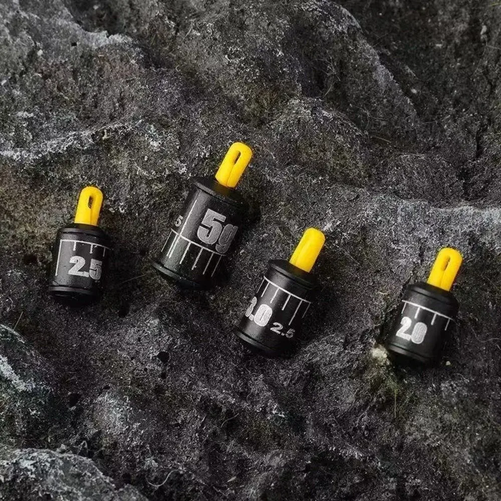 Kit de pesas de pesca de peso compacto, marcos de escala de diseño cilíndrico, aparejos de pesca, báscula cilíndrica con forma de gota de agua