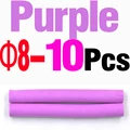 8mm 10 piezas morado