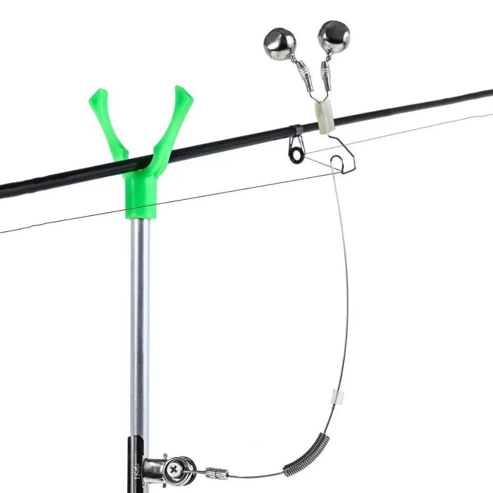 Alarmas de mordida ajustables para carp fishing – Campanas gemelas - imagen 5