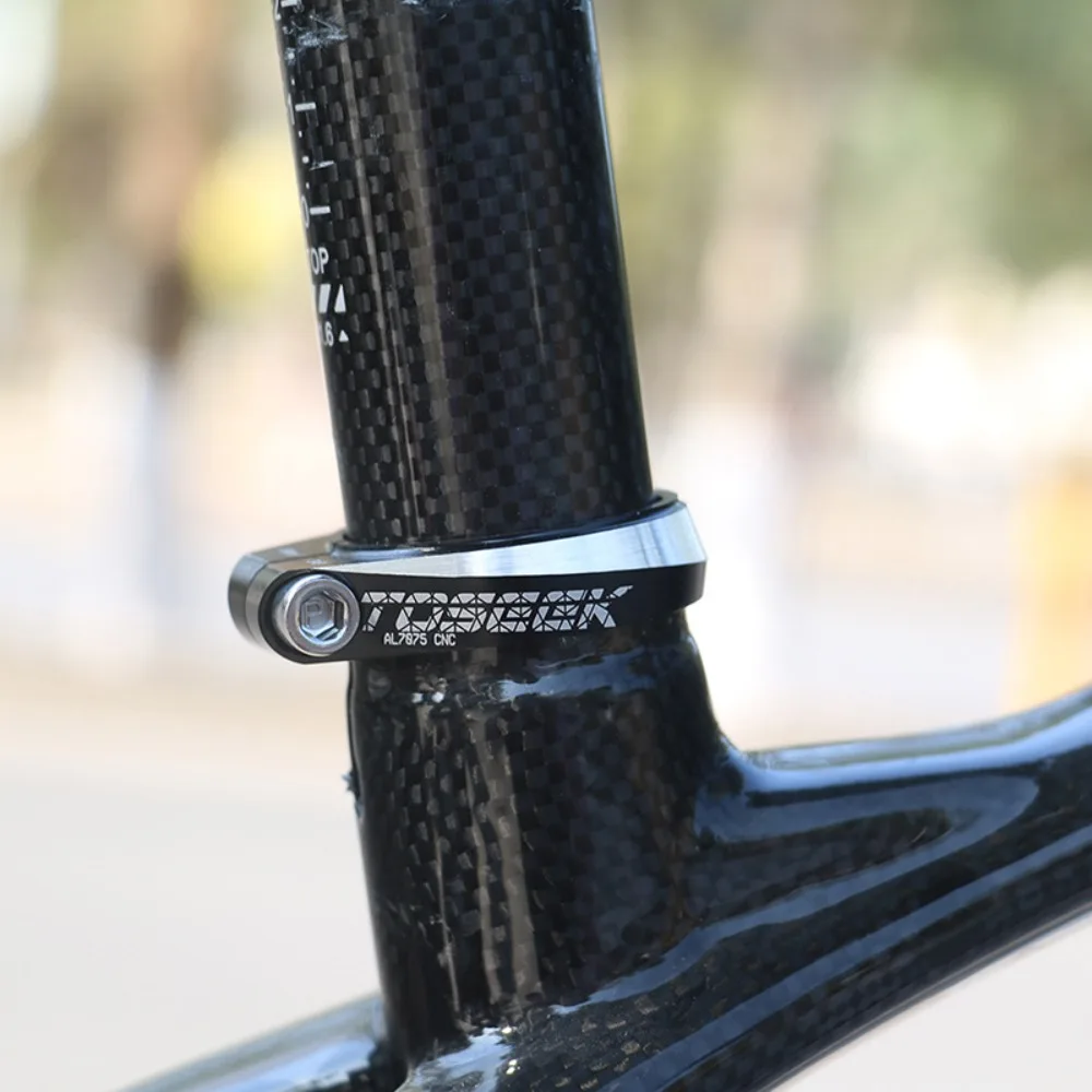 Abrazadera ultraligera para tija de sillín de bicicleta, Clip de fijación de liberación rápida, 31,8/34,9mm - imagen 4