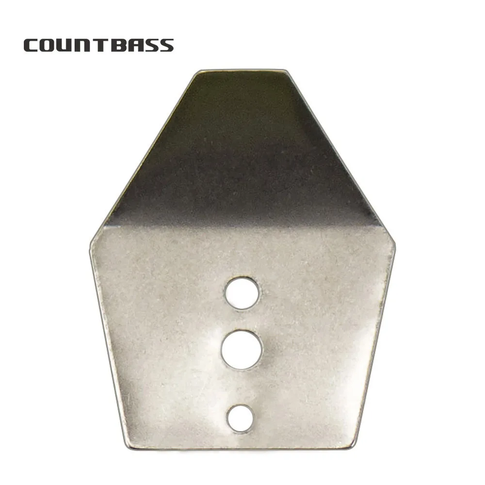 COUNTBASS 50 Uds. Cuchillas de plantilla de natación de acero inoxidable/negro/dorado, cuchillas de Chatterbait, cuchillas de batido, bailarina de plantilla de natación - imagen 2