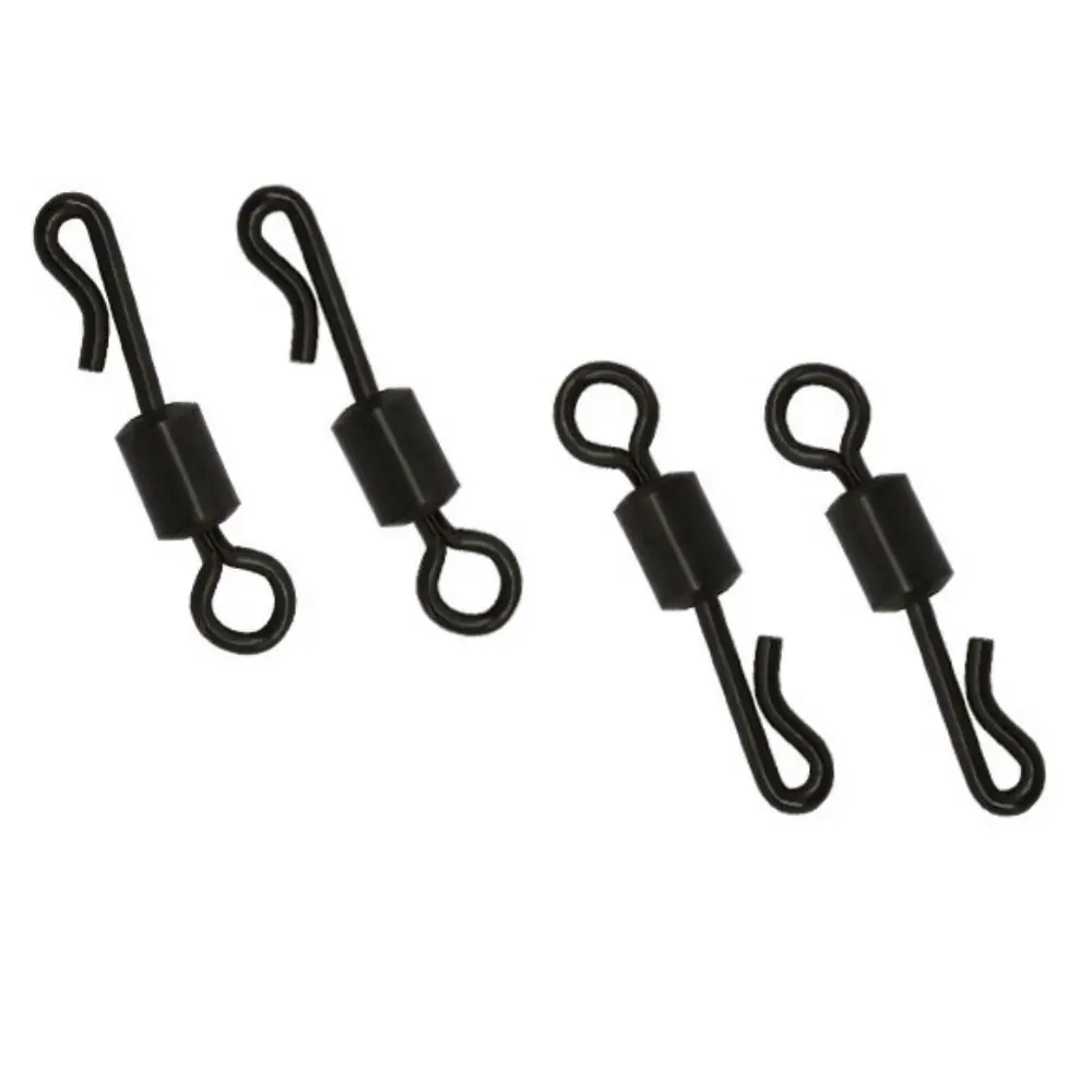 25 unids/lote, cuerpo largo grande, rodamiento en forma de Q, conector giratorio y a presión para pesca, giratorios de cambio rápido, accesorios para aparejos de pesca - imagen 2