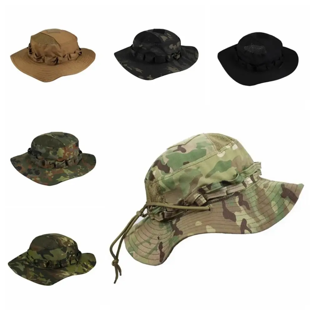 Sombrero pescador ala ancha Multicam – Plegable protección solar - imagen 4