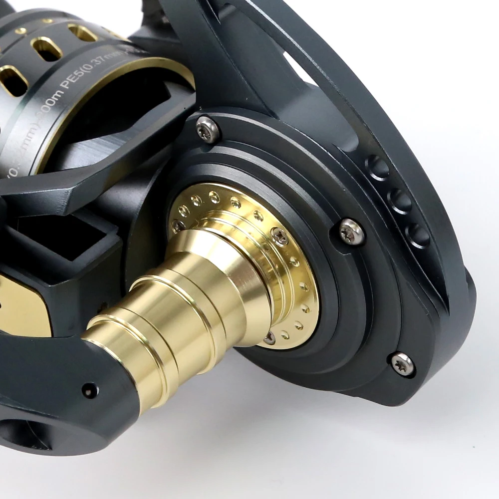 ORJD-carrete giratorio de Metal para pesca en agua salada, accesorio con Ratio de engranaje máximo de 30KG, serie 5000-10000, 12 + 1BB, 4,7: 1, novedad - imagen 4