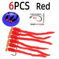 6pcs Red