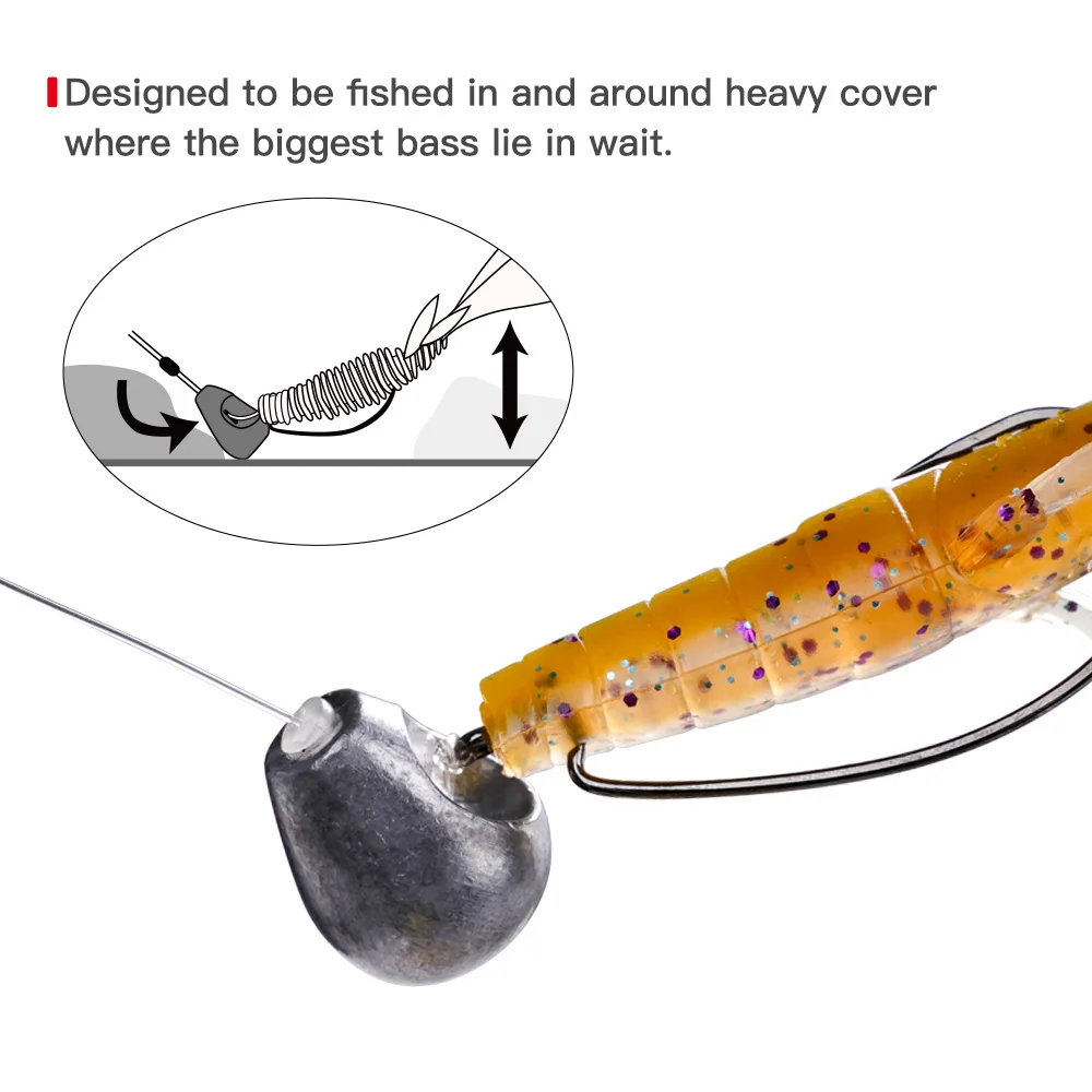 Noeby-plomos deslizantes de 14g, 21g, 28g, Texas Rig, aparejo libre, aparejo de Texas, aparejos de pesca de agua dulce - imagen 3