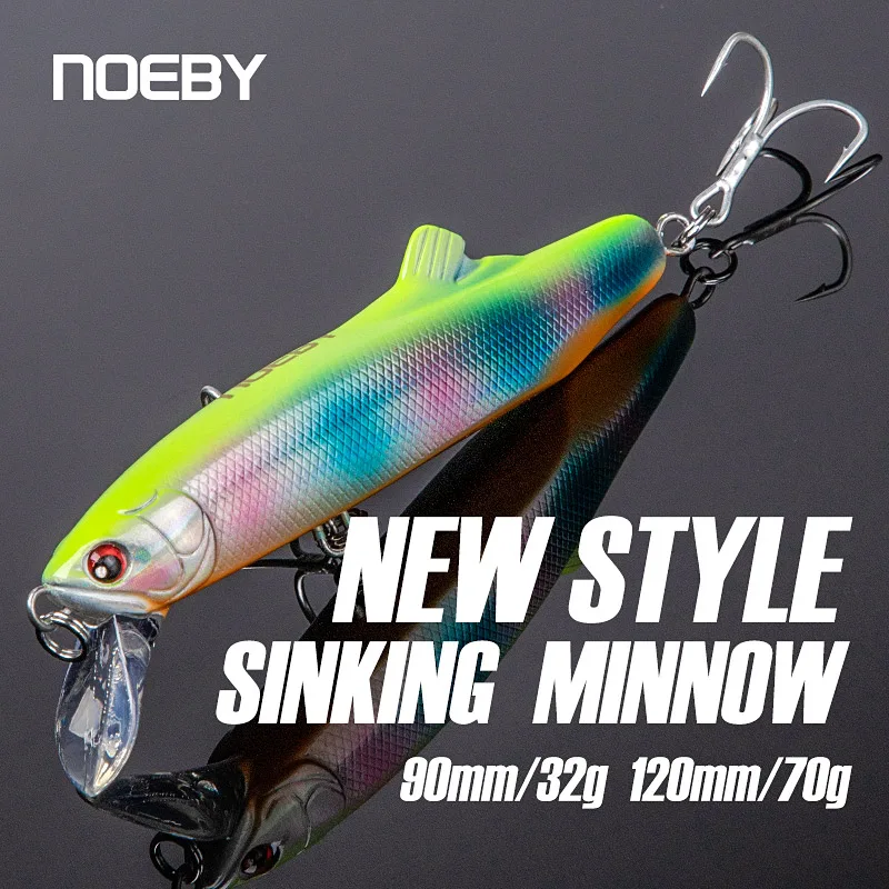 Wobbler de hundimiento Noeby Minnow para atún y lubina