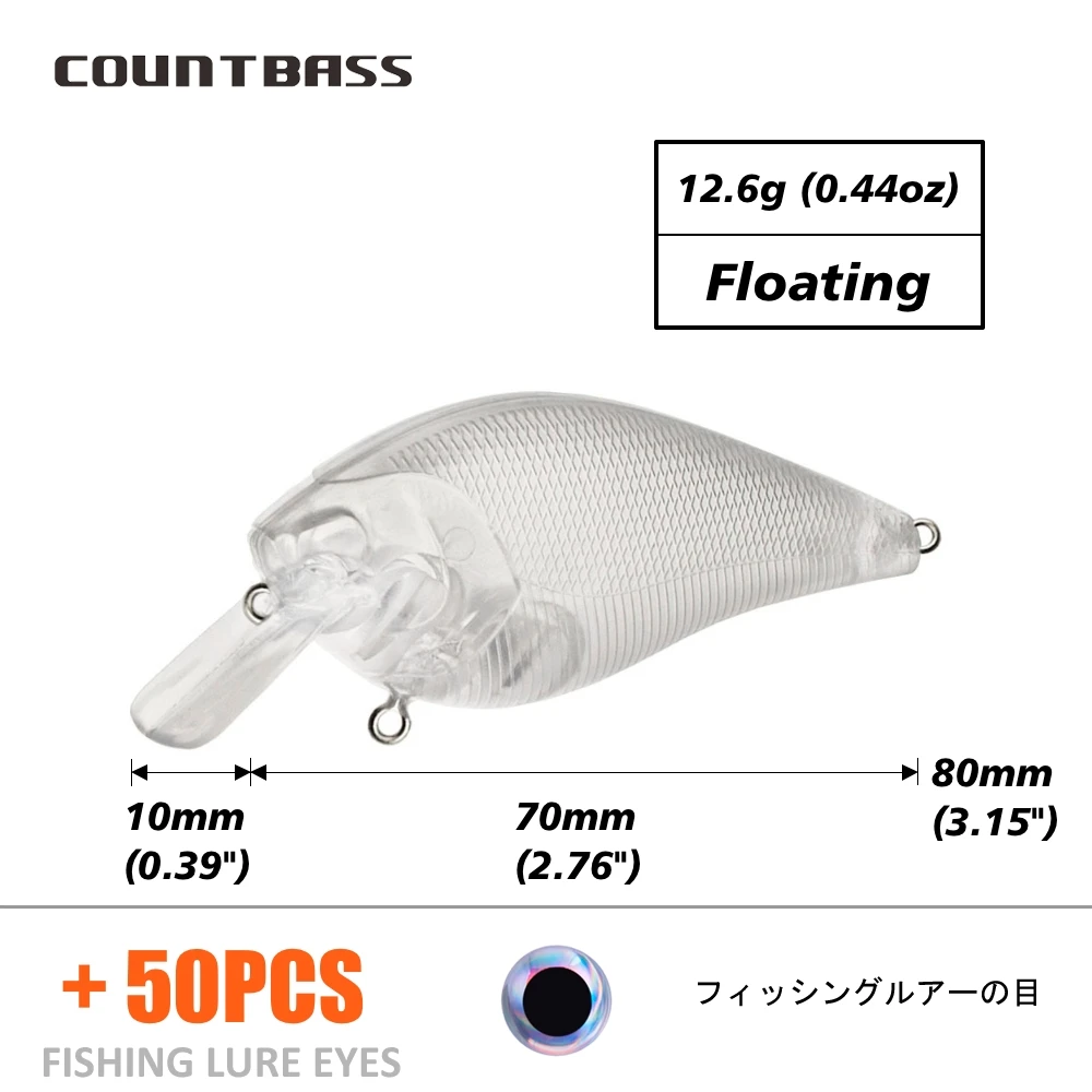 Blank Lure With Eyes