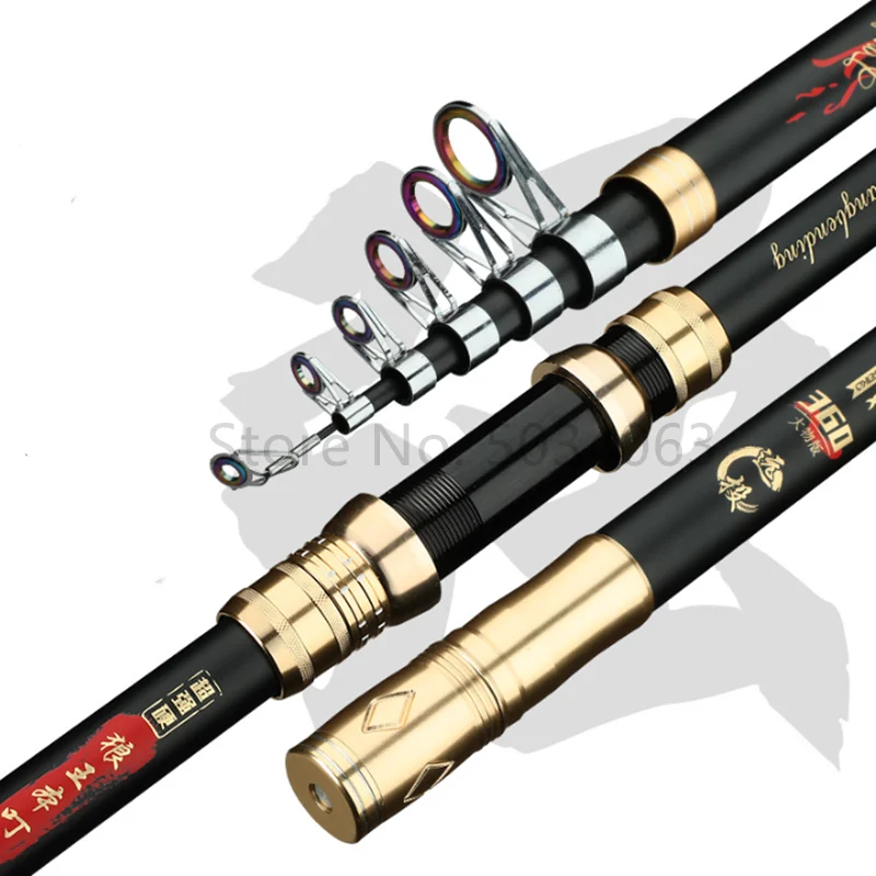 2,7 m, 3,6 m, 3,9 m, 4,5 m caña de pescar giratoria portátil telescópica TBoaravel Sea T Rock caña de pescar distancia lanzamiento cañas de pescar - imagen 2