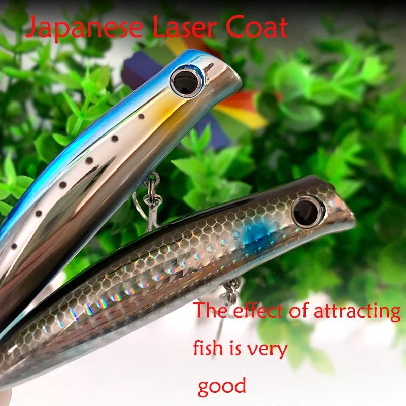 Señuelo de Pesca Testar, 90mm, 15g, flotante, Wobbler de fundición larga, pececillo sin labios, cebo duro Artificial Topwater para Lucio, lubina, Pesca - imagen 5