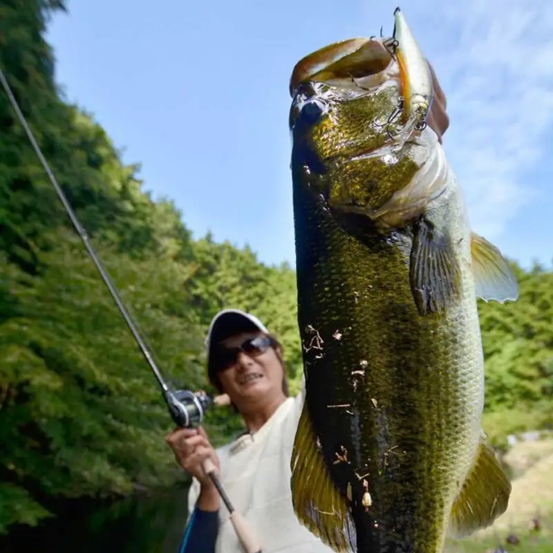 Cebo falso japonés original suspendido Mino ONETEN JR de largo alcance Seabass Luya 10,5g - imagen 3
