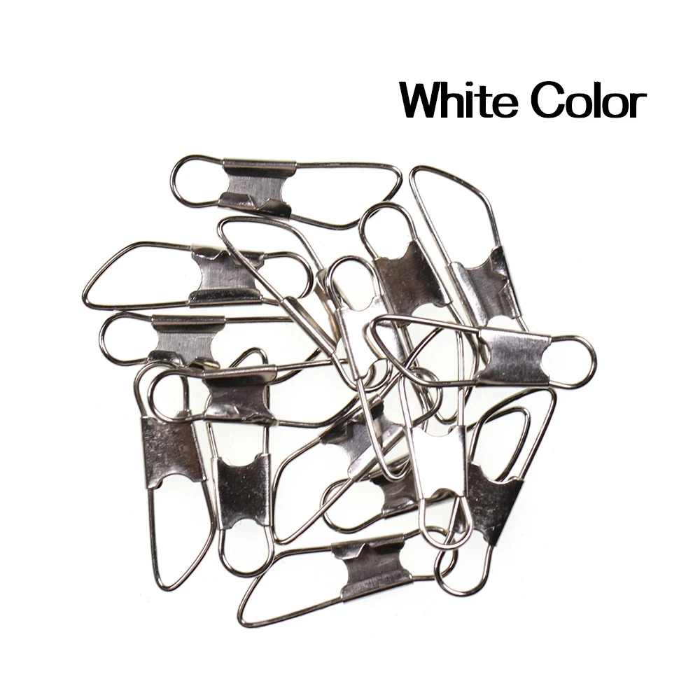 Wifreo, 50 Uds., broches de seguridad de acero inoxidable de alto carbono, accesorio conector, Clip de señuelo, bloqueo a presión, accesorios de pesca, tamaño 00 #   A 6 # - imagen 4