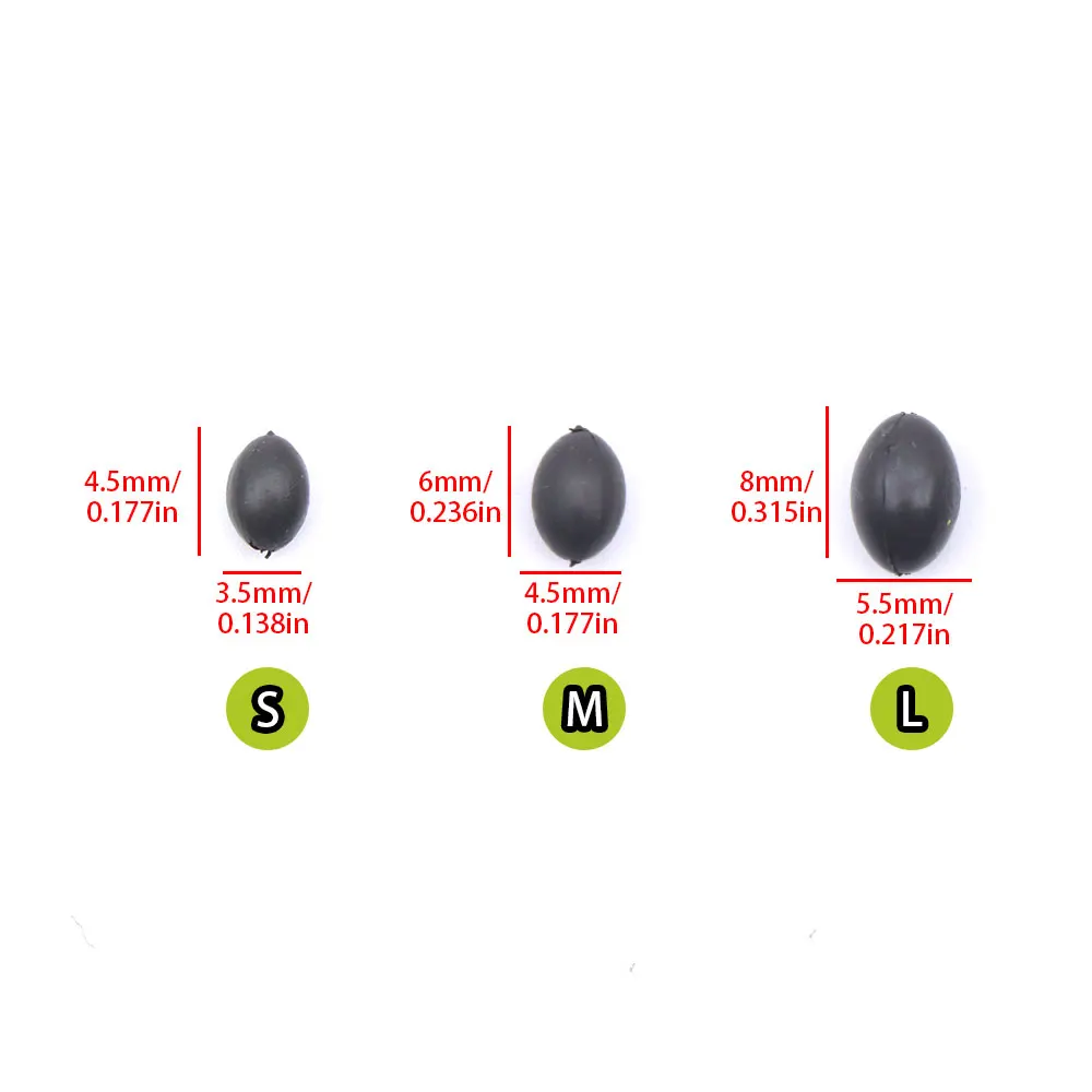 Accesorios de pesca de carpa, cuentas espaciales de tungsteno para núcleo de plomo, sin plomo, línea de anzuelo de pesca, aparejo Chod, aparejos de carpa, 10 Uds. - imagen 3