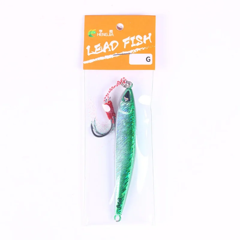 BaMetal cebo duro de Metal, placa de hierro, gancho único, 80g, 90mm, Láser de largo alcance, Artificial, accesorios de equipo de pesca profesional - imagen 3