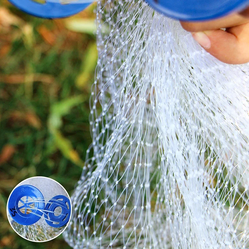 Lawaia-red de pesca con anillo de aluminio, monofilamento de nailon, línea de lanzamiento manual, red de fundición, plomos de hierro para pesca