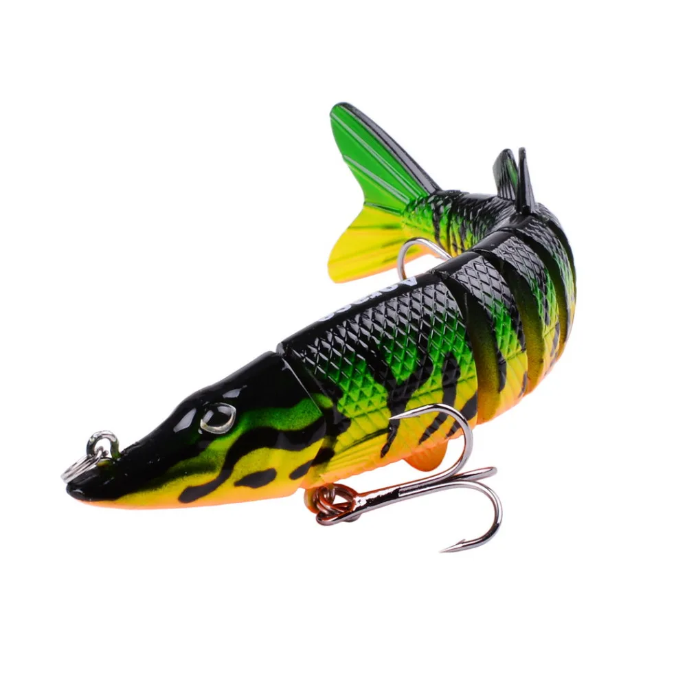 Este señuelo de pesca presenta colores vibrantes y un diseño realista para una captura efectiva