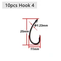 10pcs Hook 4
