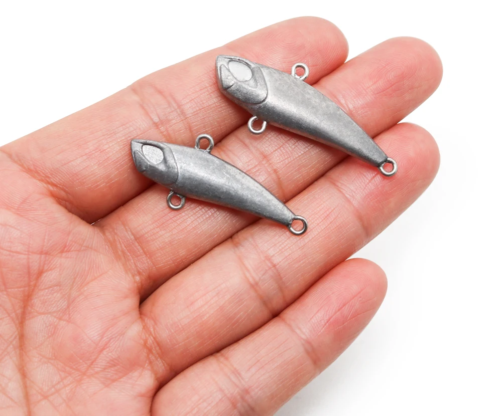 Jerry REAPER 10g 15g 20 unids/lote sin pintar Metal fundido Jig cuchara Shore Casting Jigging pescado lubina señuelo de pesca cebo Artificial T - imagen 5