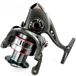 Carrete giratorio metal ligero para lucio y pesca de mar