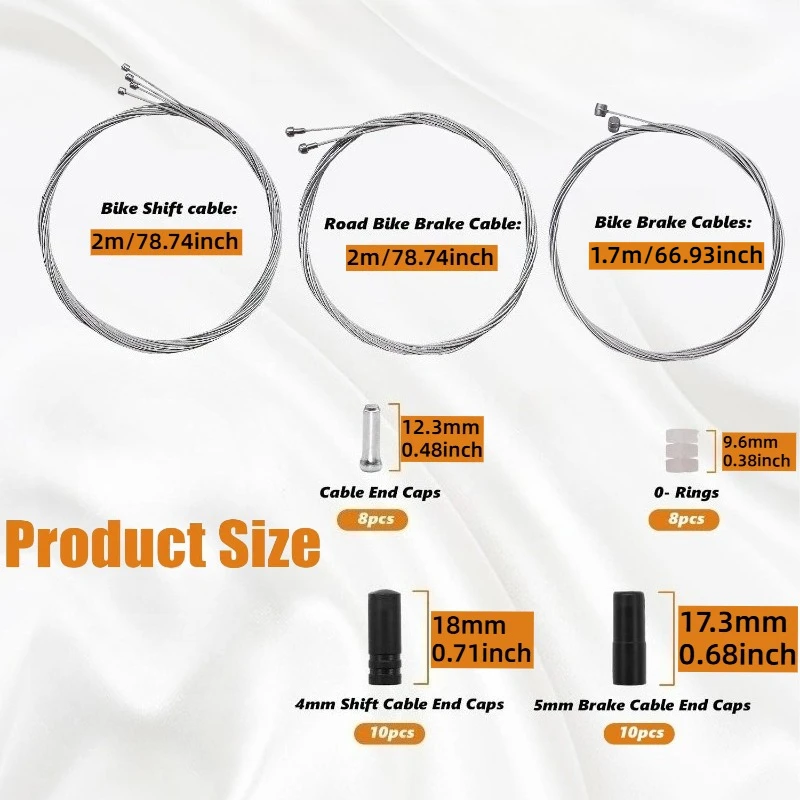 Kit cables cambio y freno para bicicleta de montaña y carretera - imagen 5