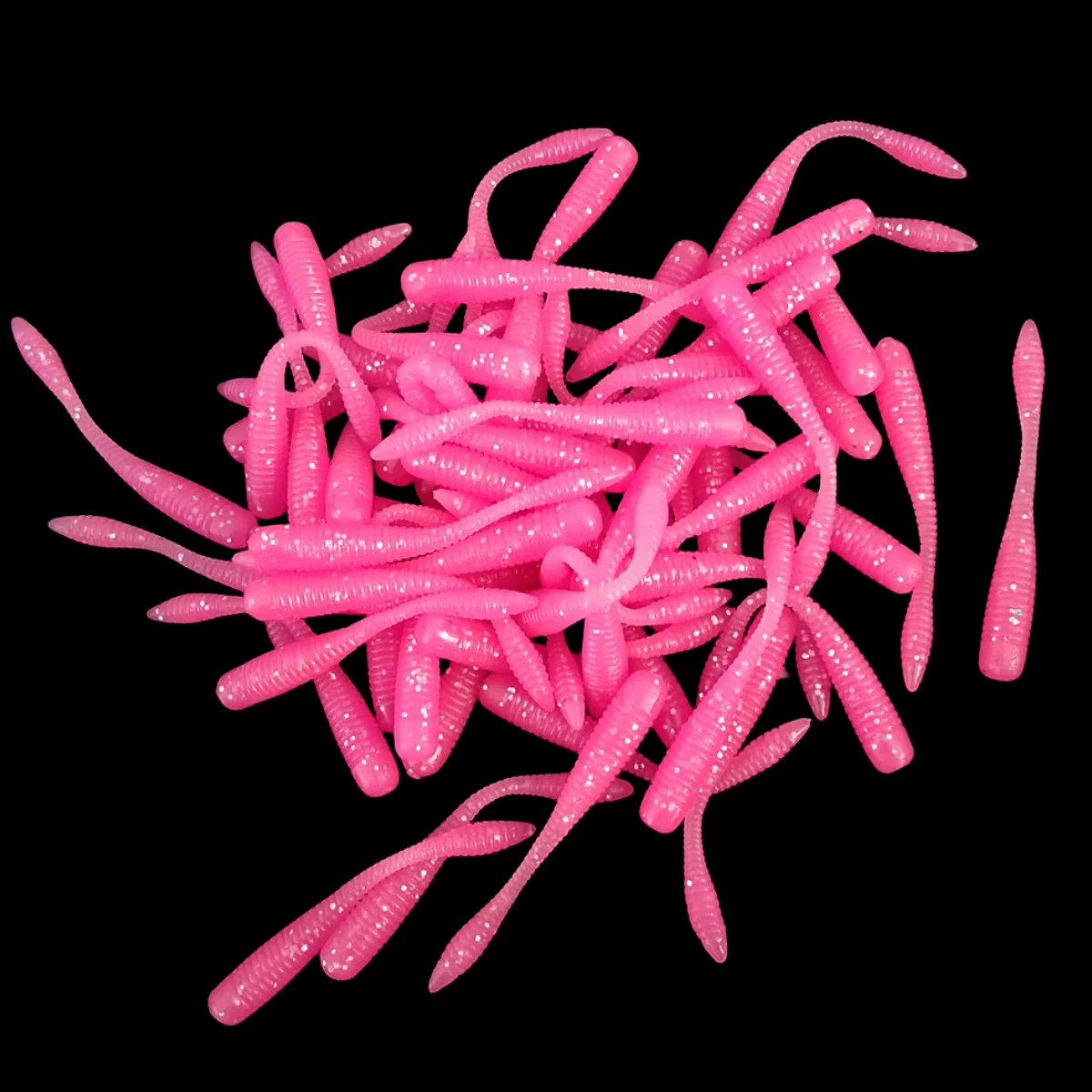 Mini señuelo Ajing Tpr para pesca, cebo de gusano de roca, Wobblers Swimbait, aparejos artificiales Leurre Souple, 300 piezas - imagen 5